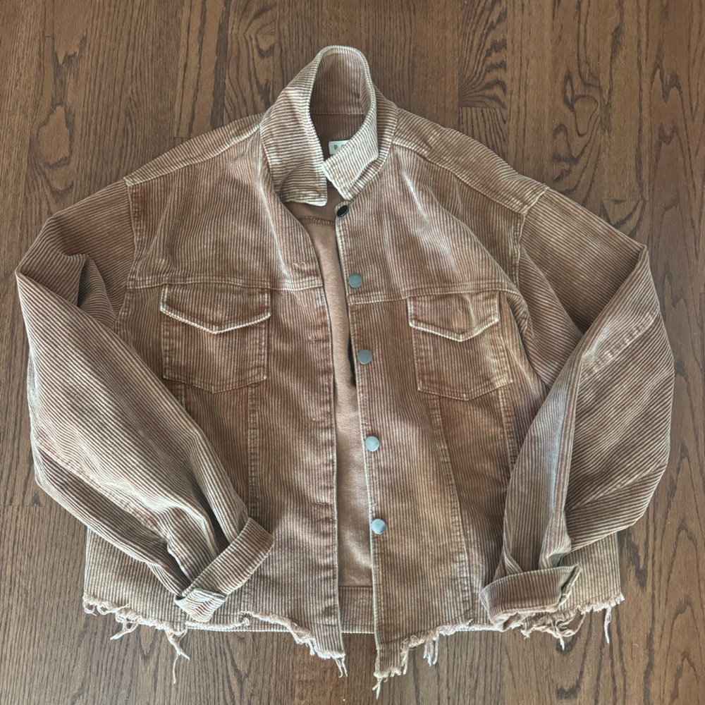 POL Tan Corduroy Jacket